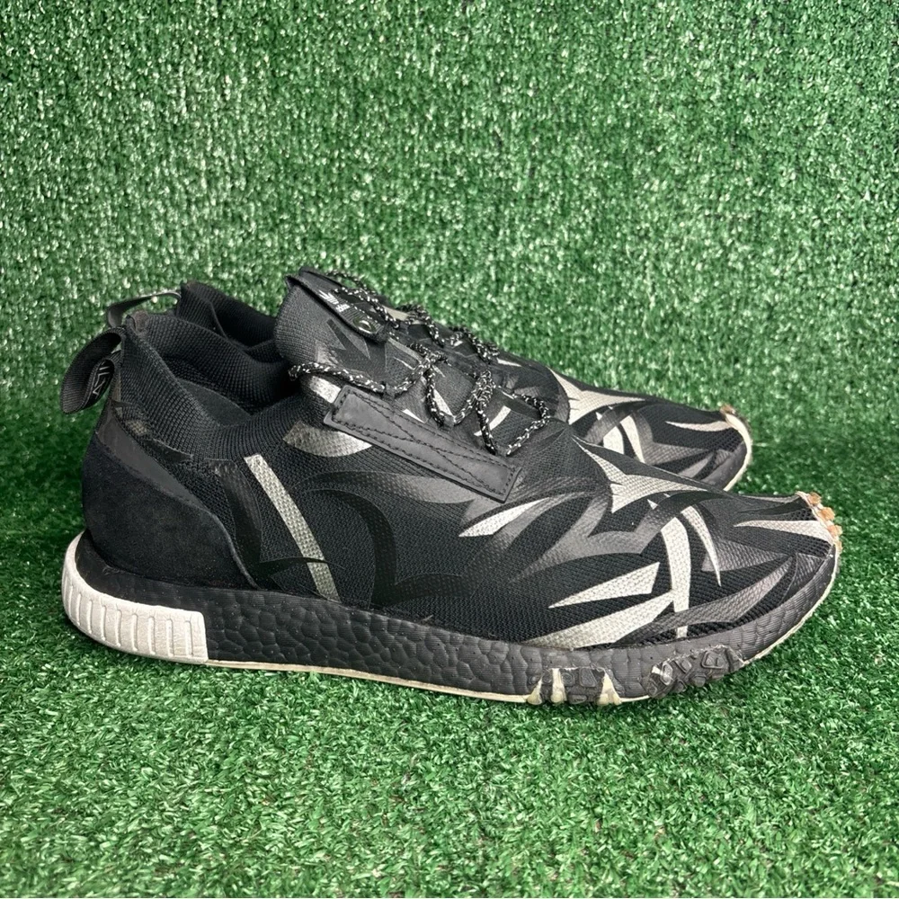 Adidas Consortium x JUICE NMD Racer Black White DB1777 Men's Size 11.5‎